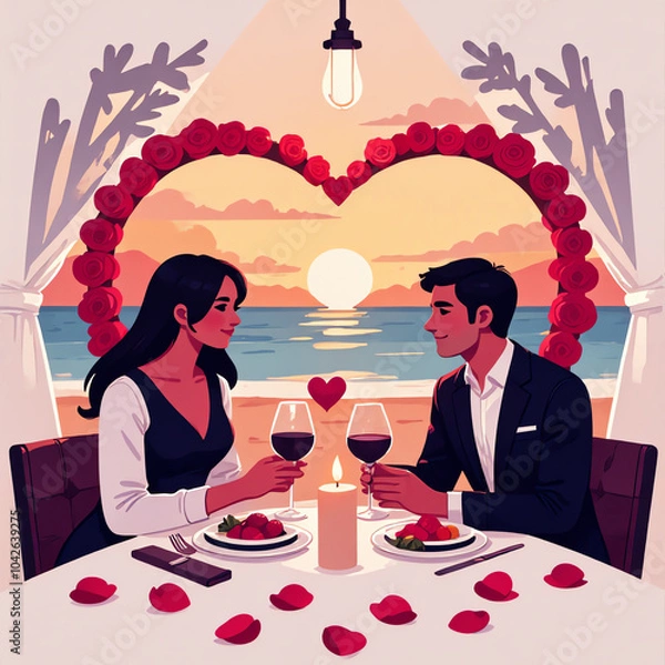 Obraz ロマンスの夜明け