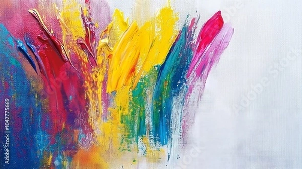 Fototapeta Exploring Colorful Energies in Abstract Artistry
