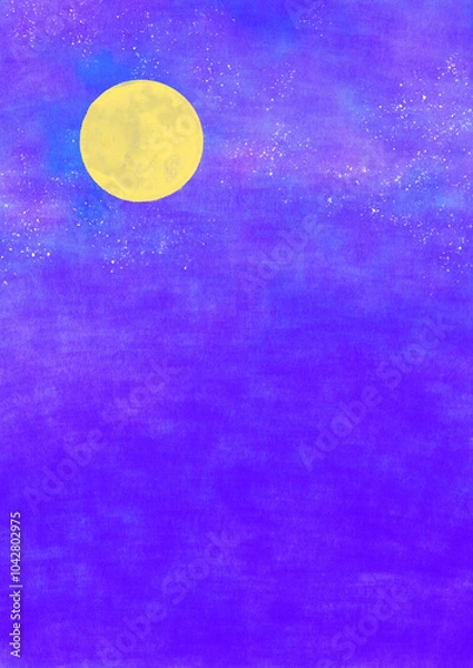 Obraz 月夜の壁紙