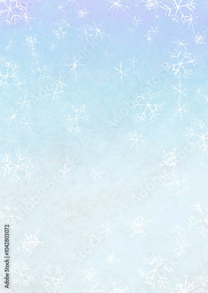 Obraz 幻想的な雪の空