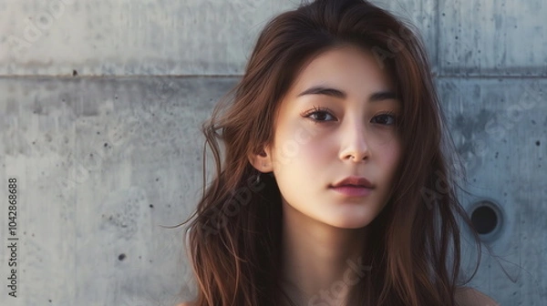 Obraz 日本人の若いファッションモデル 女性