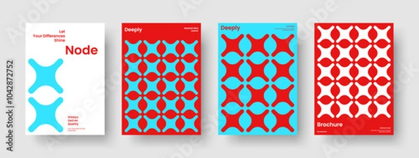 Fototapeta Abstract Book Cover Design. Modern Poster Layout. Isolated Flyer Template. Banner. Business Presentation. Background. Report. Brochure. Leaflet. Brand Identity. Catalog. Portfolio. Advertising