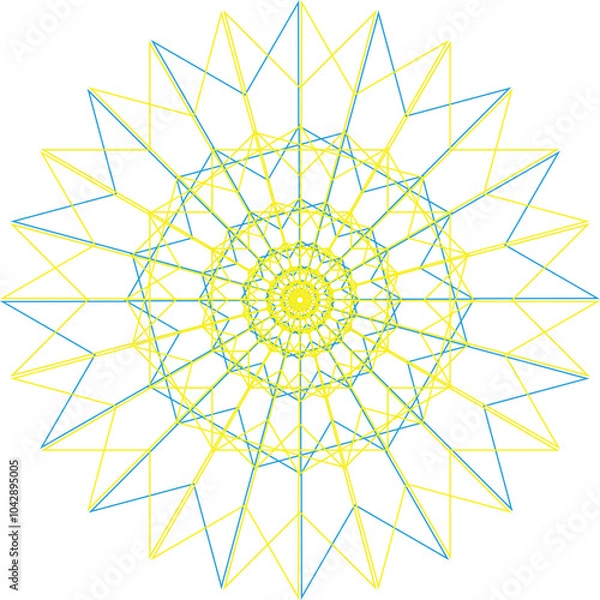 Fototapeta abstract sun vector illustration