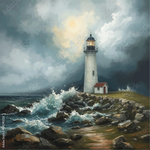 Obraz lighthouse on the coast