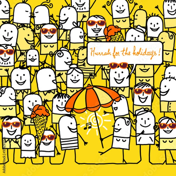 Fototapeta HURRAY FOR THE HOLIDAYS !