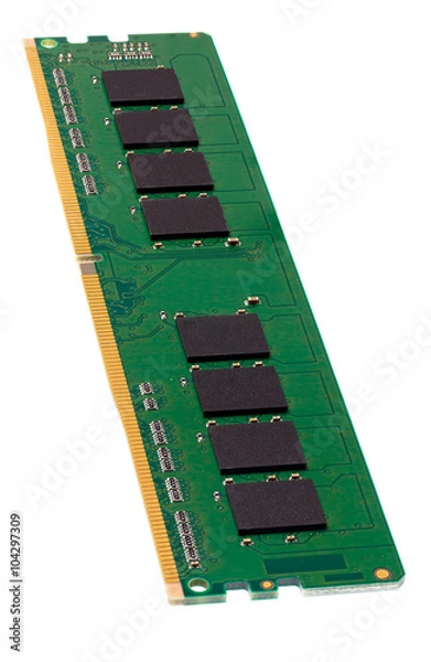 Obraz Computer memory module, isolation.