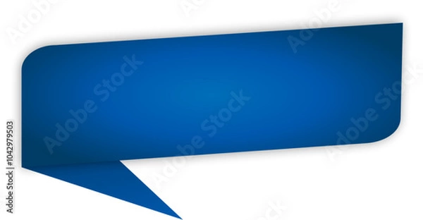 Obraz Blue Speech Bubble Ornament