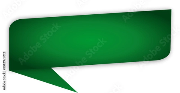 Obraz Green Speech Bubble Ornament