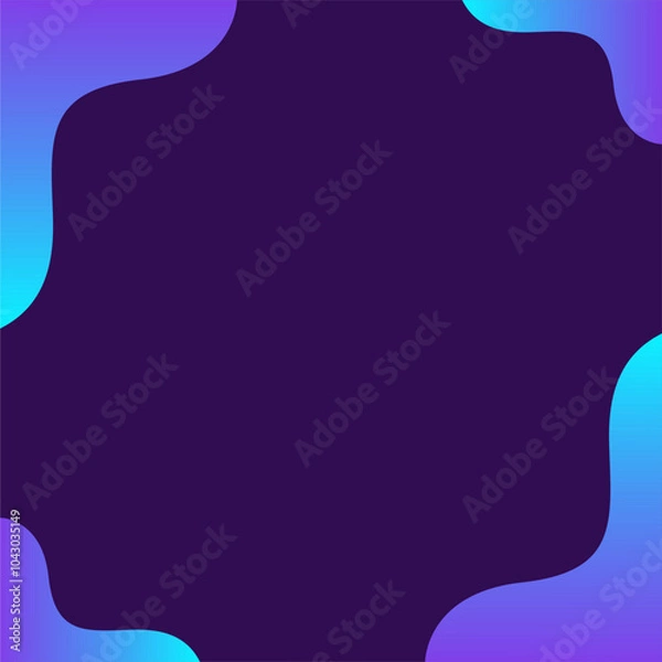 Fototapeta Modern blue gradient background vector design