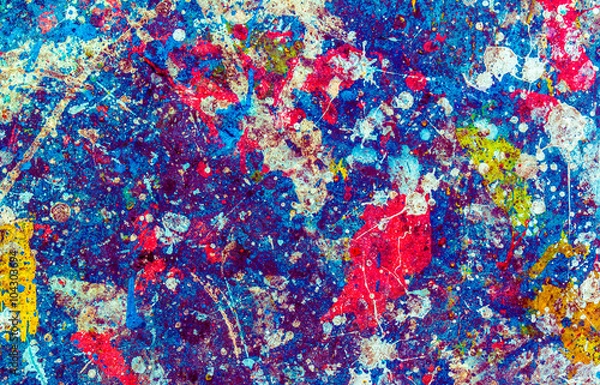 Obraz paint drops usd for background