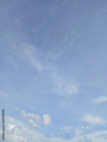 Obraz blue sky with clouds