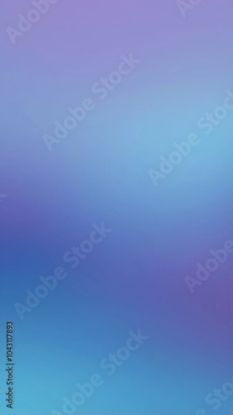 Fototapeta vertical neon Cobalt, Periwinkle, Ice Blue glowing grainy gradient background noisy texture wallpaper