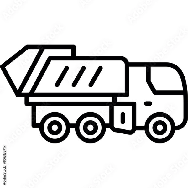 Fototapeta Compactor Icon