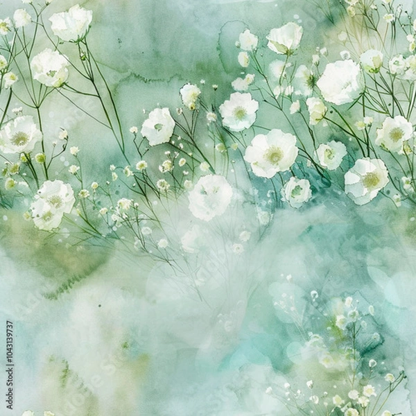 Fototapeta spring flowers background