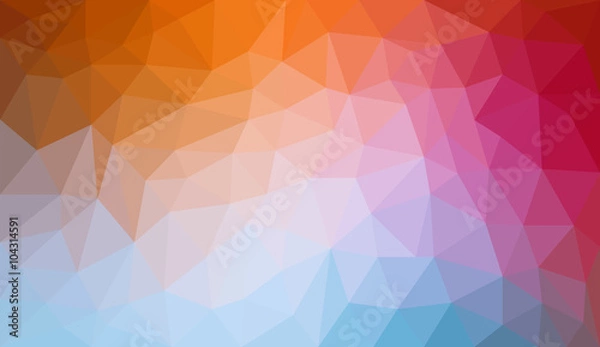 Obraz Gradient abstract polygon background