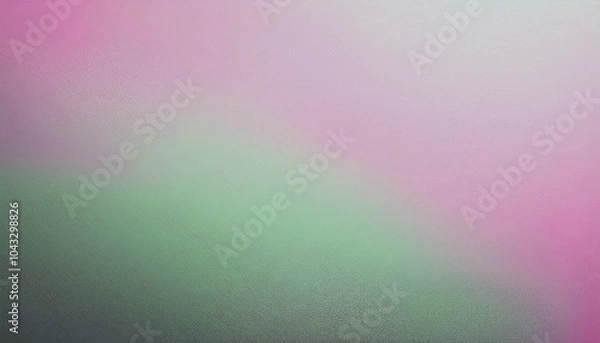 Fototapeta Serene pastel pink and green gradient.  A soft, calming visual experience; perfect for backgrounds or design elements. Subtle texture adds depth.