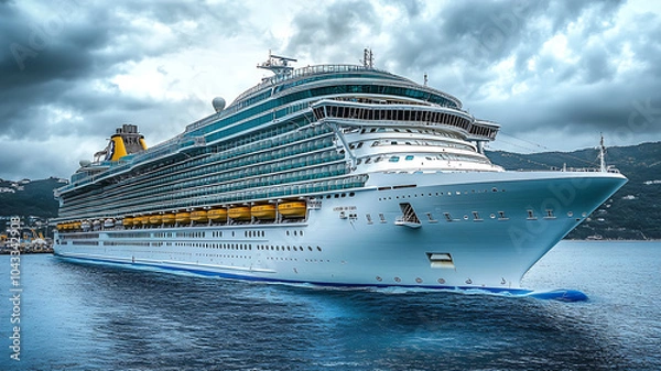 Obraz cruise ship in port