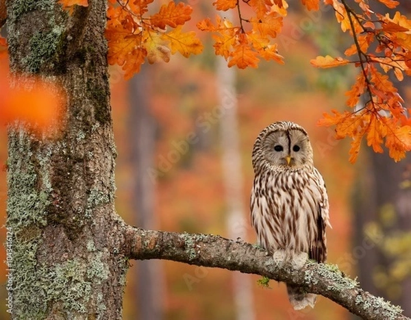 Fototapeta Long eared owl