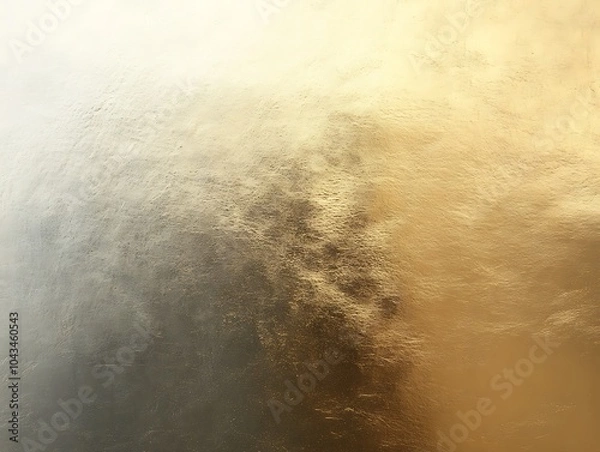 Fototapeta Brushed metal background with subtle horizontal texture and gradient light reflection in a smooth industrial surface design