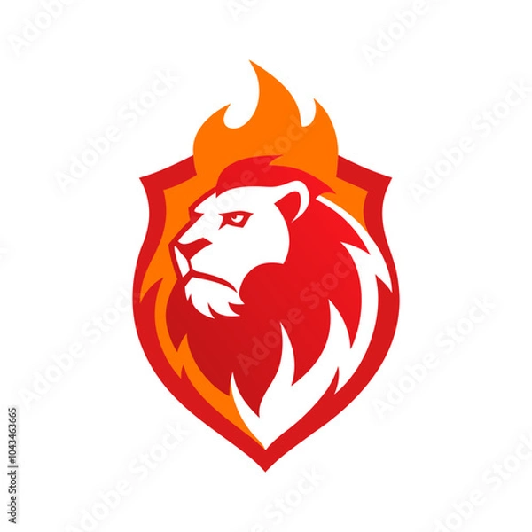 Fototapeta Wild Animal Mascot Logos - Tiger, Lion, Dragon, Falcon, Bear, Eagle, Wolf & More | Vector Illustration