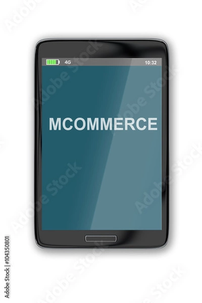 Fototapeta Mcommerce concept