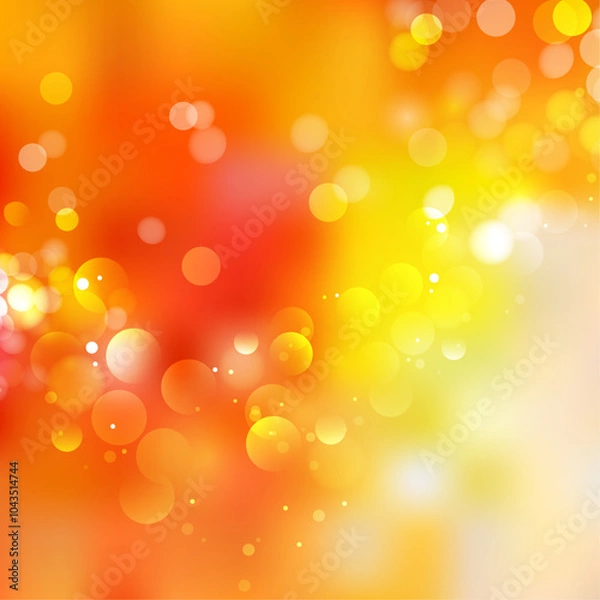 Fototapeta Blurred Lights Orange Background