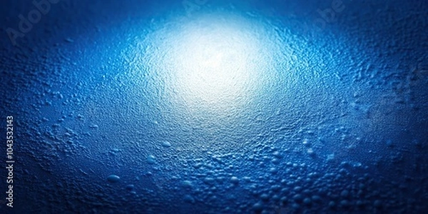 Obraz Abstract blue background with white blotch Close-Up