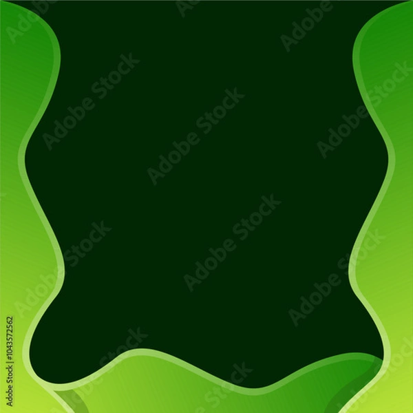 Fototapeta modern fluid green gradient background design vector