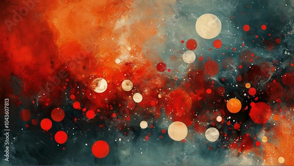 Obraz background with bubbles