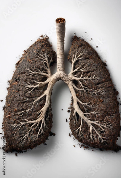 Obraz 黒くなった肺