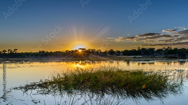 Obraz Okavango sunset