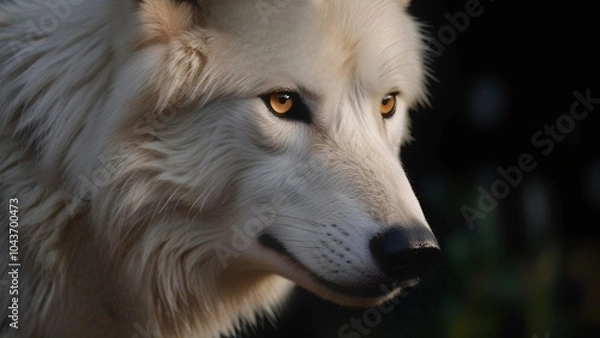 Fototapeta  Arctic Wolf Portrait
