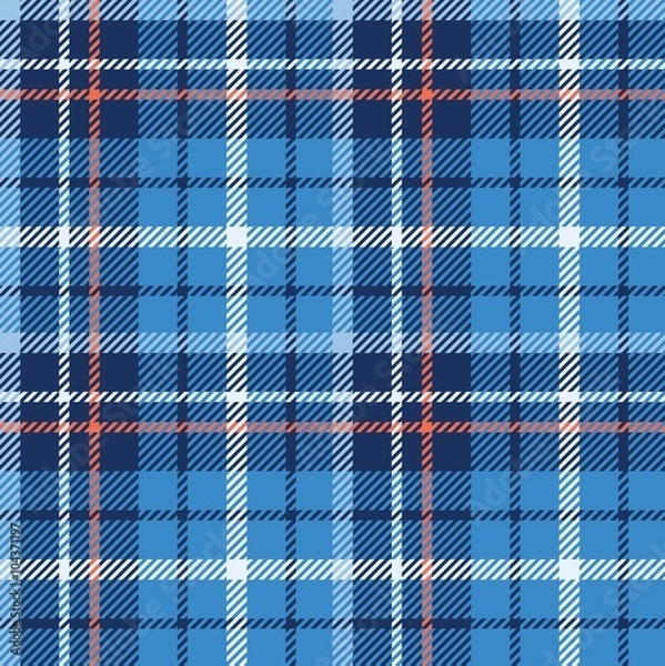 Obraz Seamless tartan vector pattern