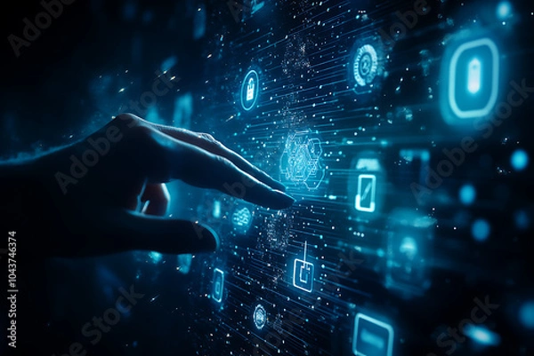 Fototapeta digital number zero