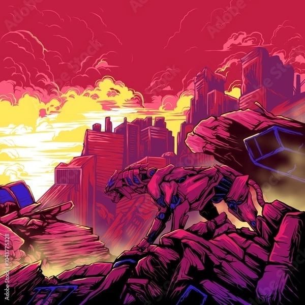 Obraz Fantasy lanscape wallpapper