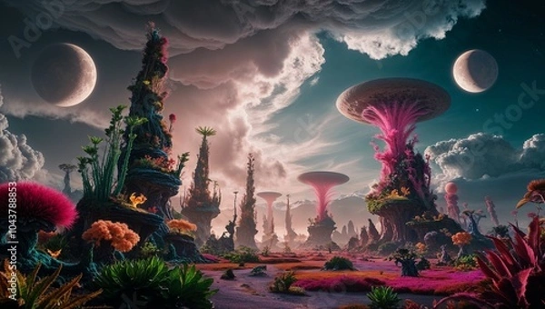 Fototapeta design illustration design minimalist generative art photos