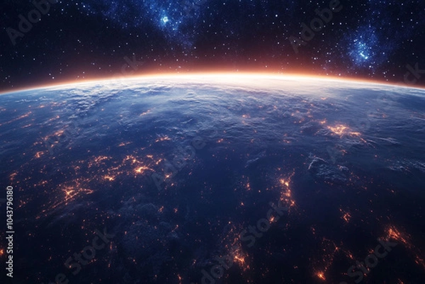 Obraz Universe galaxy background, space stars wallpaper art