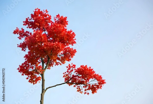 Fototapeta red maple tree