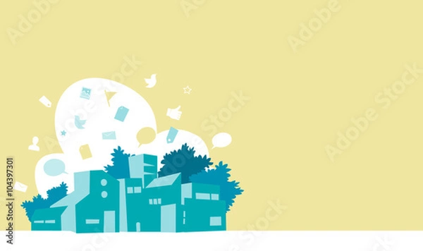 Obraz Villaggio globale