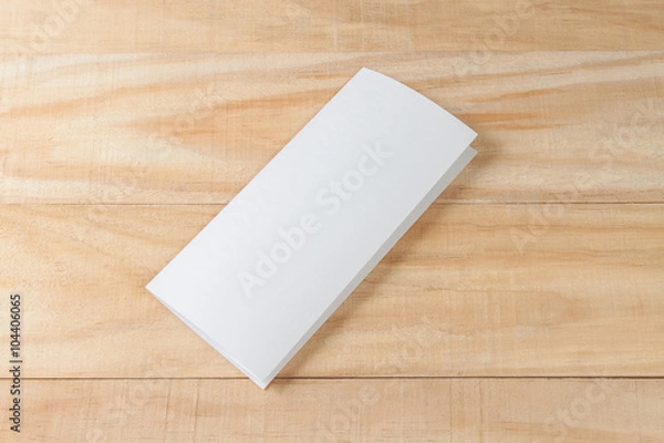 Obraz blank brochure paper