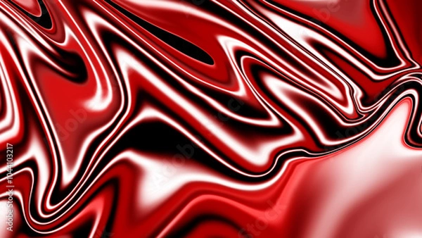 Fototapeta Abstract monochrome 4k wallpaper, white smooth blurred wavy diagonal lines on black background