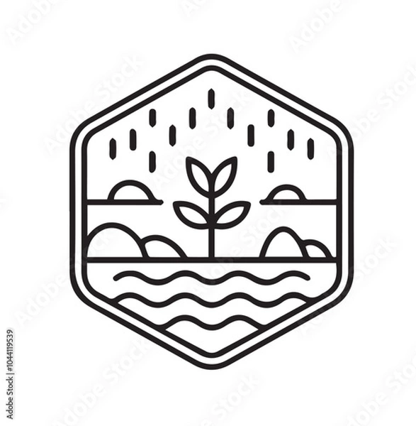 Obraz  logo name logo design vector