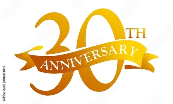 Obraz 30 Year  Ribbon Anniversary 