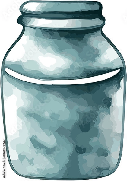 Fototapeta jar isolated