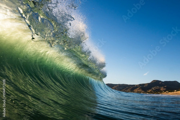 Fototapeta crashing waves 
