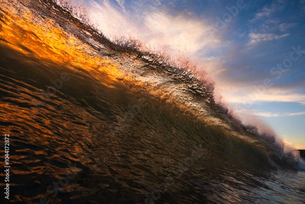 Fototapeta crashing waves 