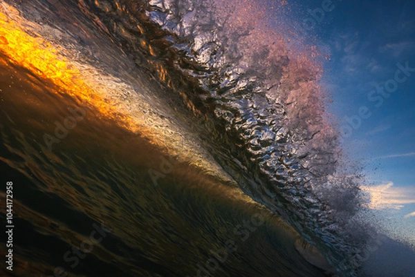 Fototapeta crashing waves 
