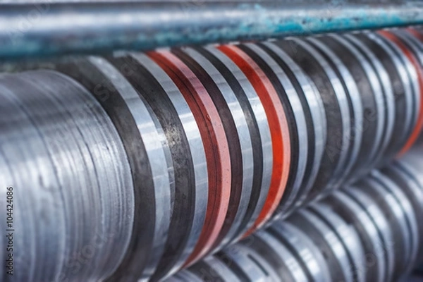 Obraz machine for slitting steel sheet