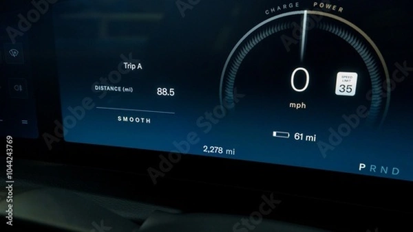 Obraz Speedometer inside of a car