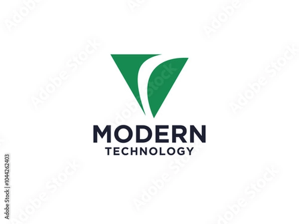 Fototapeta Letter V Logo Vector Use For Business and Technology Logos.